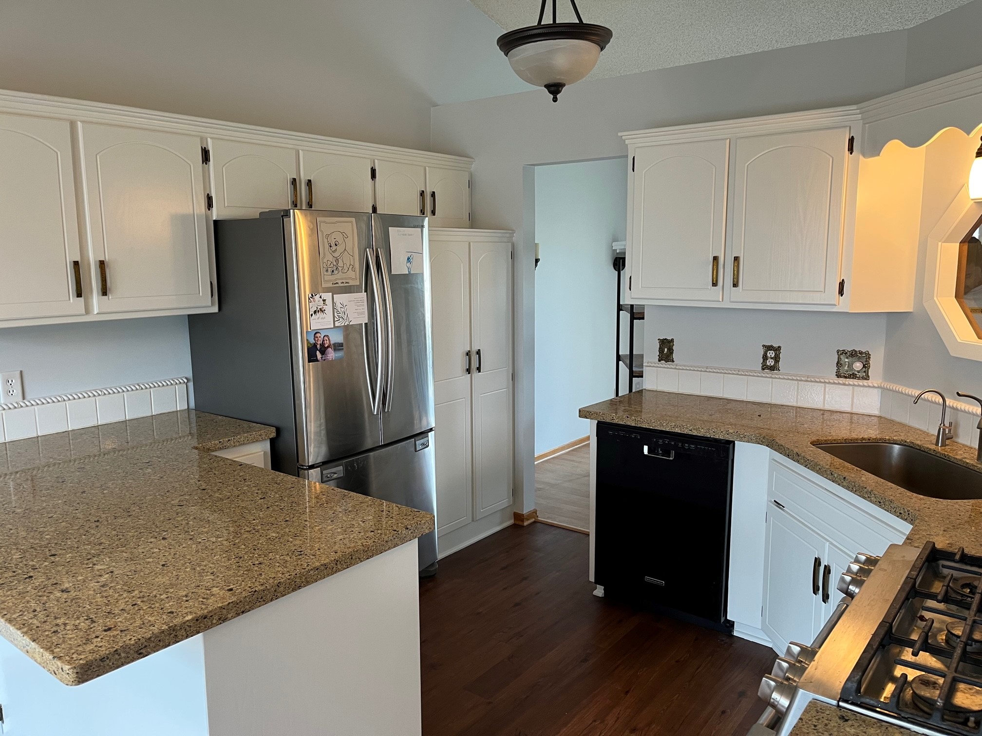 Kitchen Cabinet Enamel Project - After the job