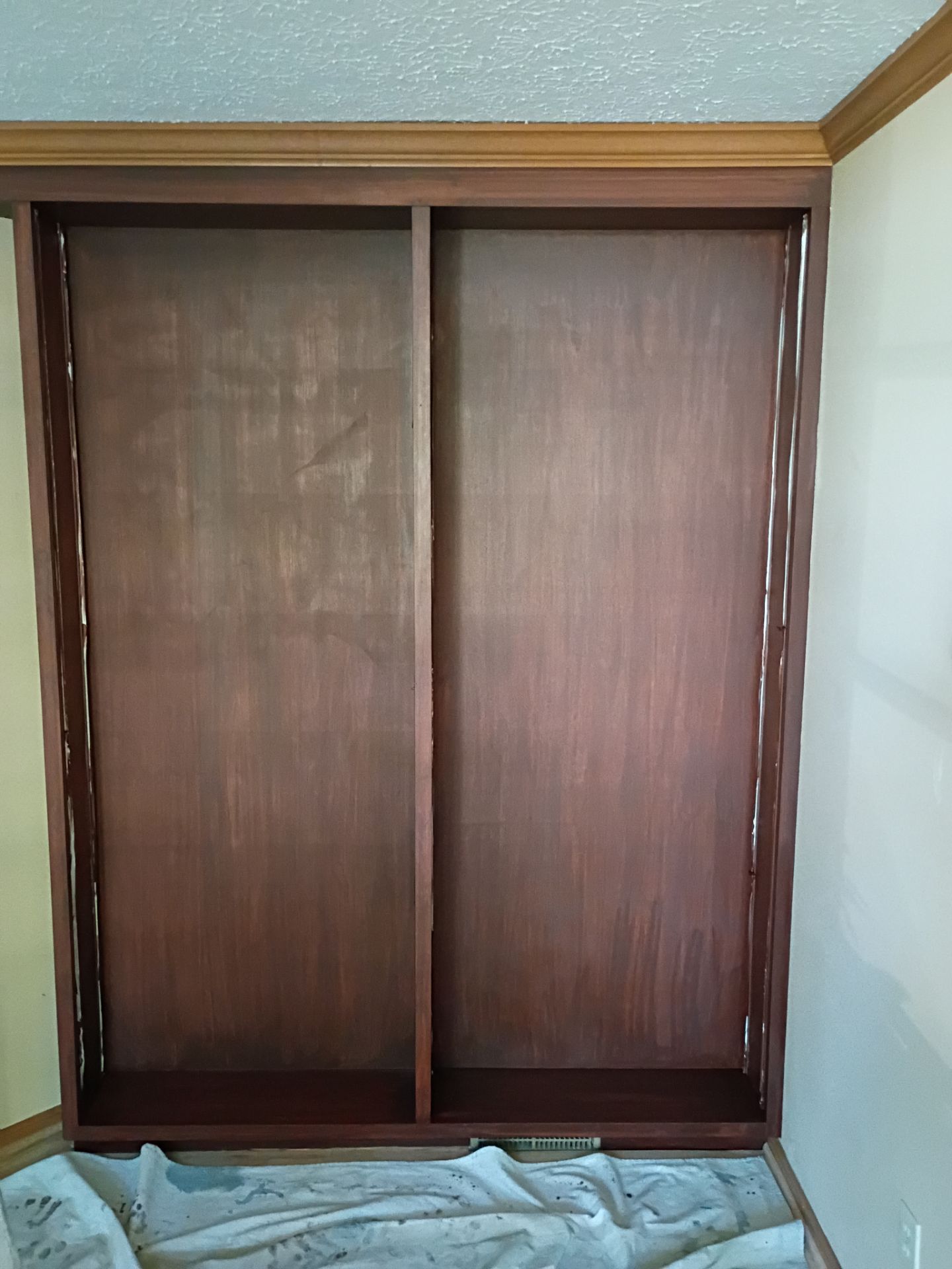 Bookshelf before