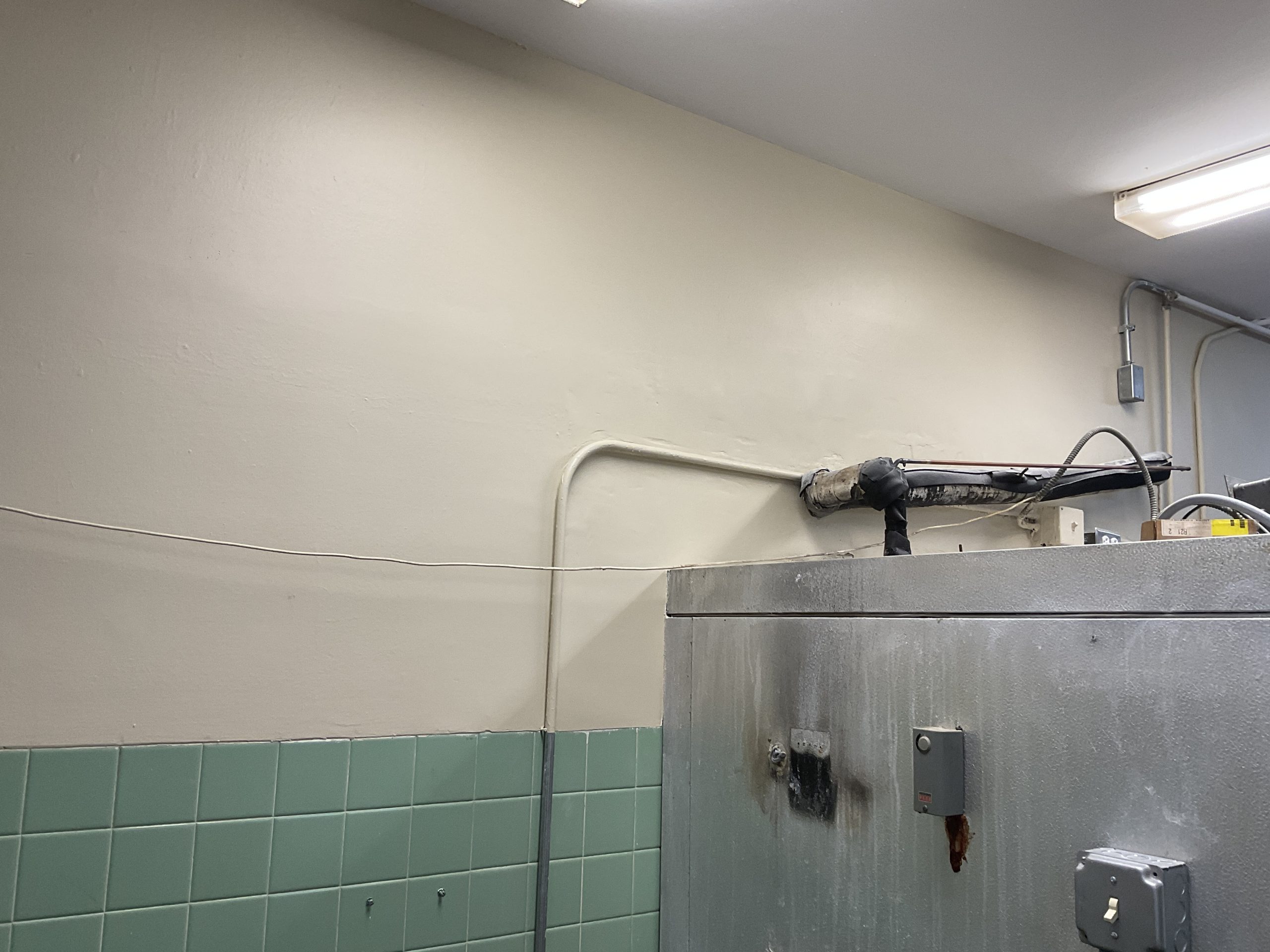 School Cafeteria Painting Before & After After