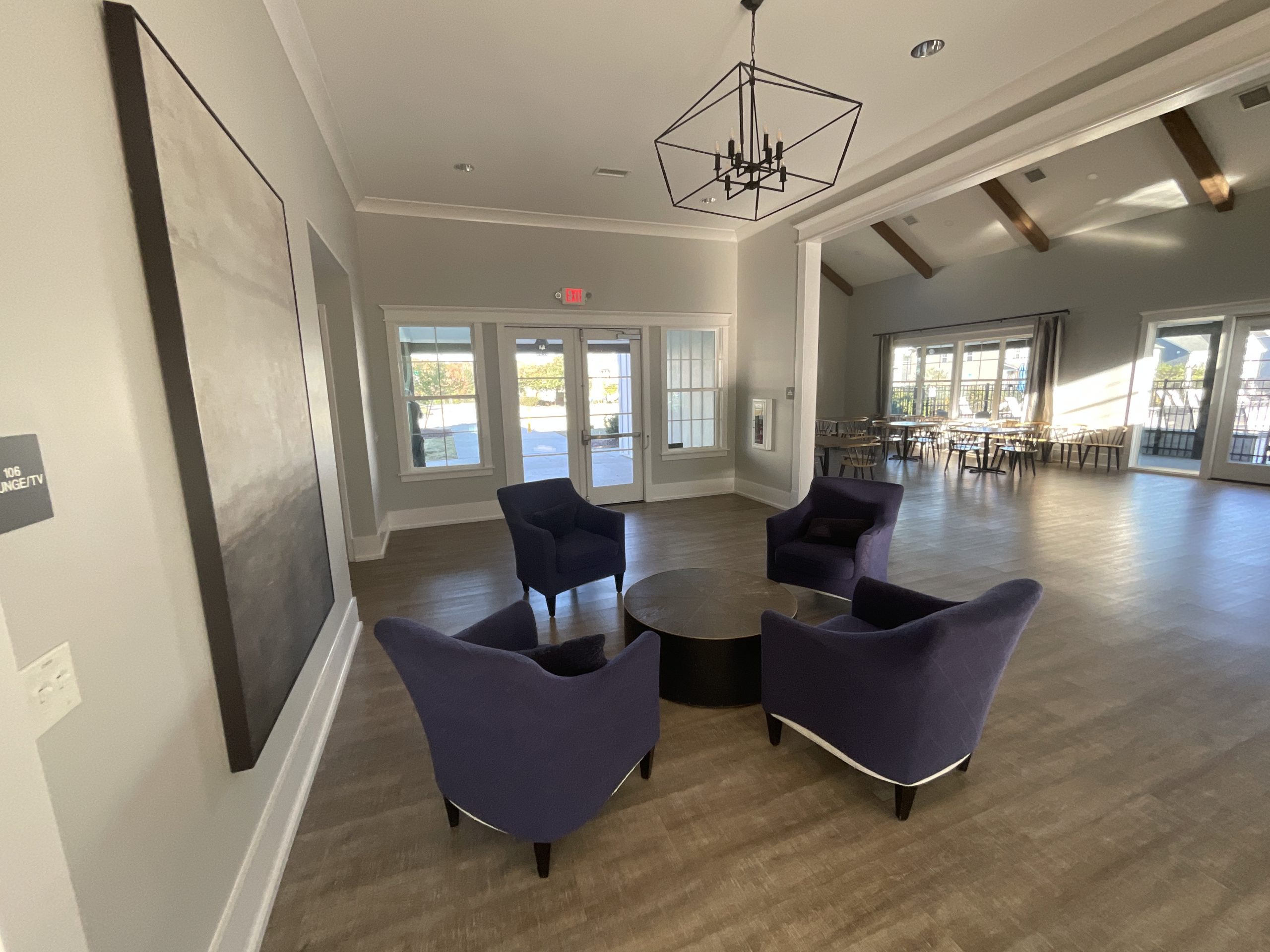Clubhouse Interior Painting Before & After After