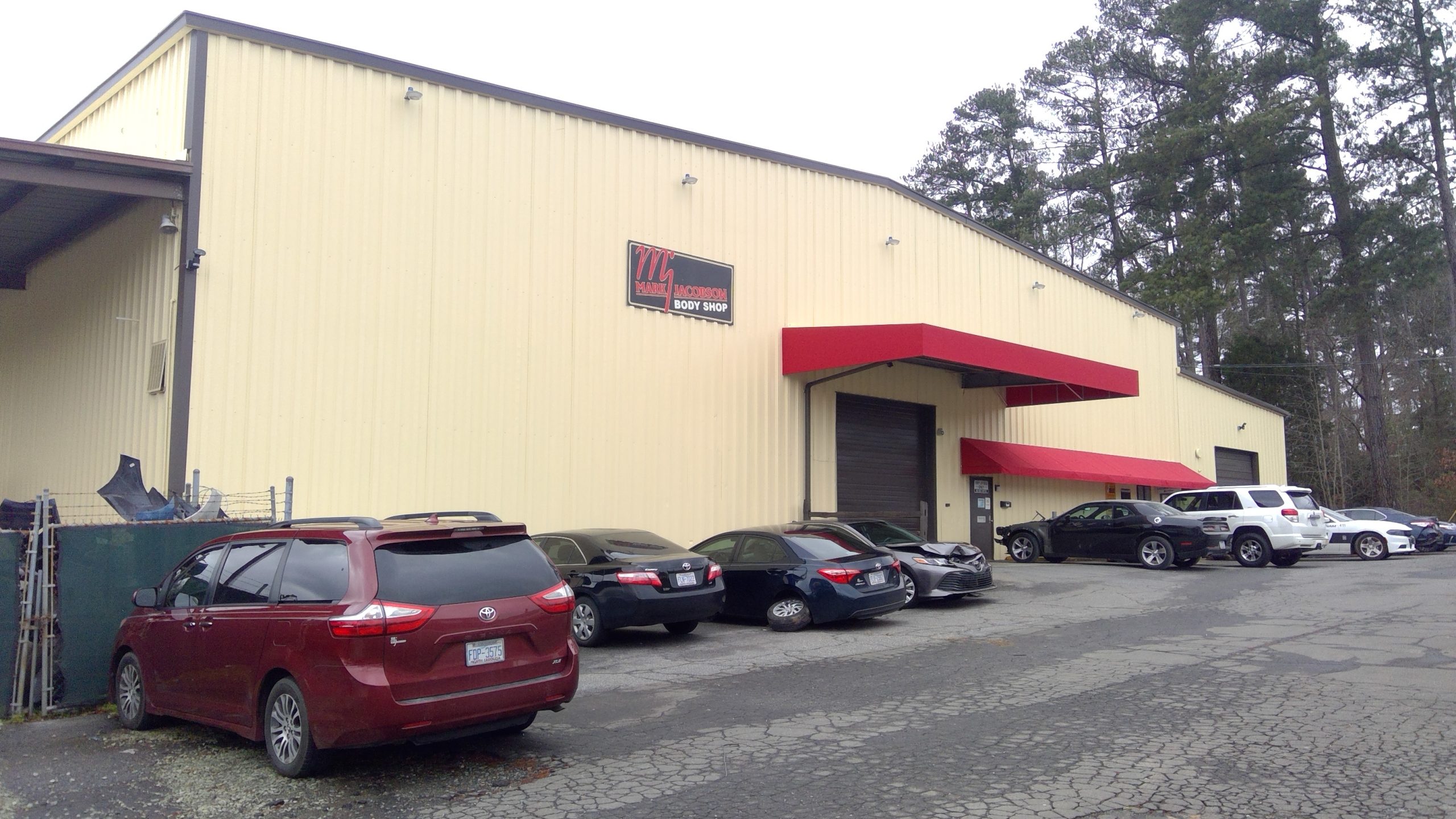 Commercial painting in Durham, NC - Before