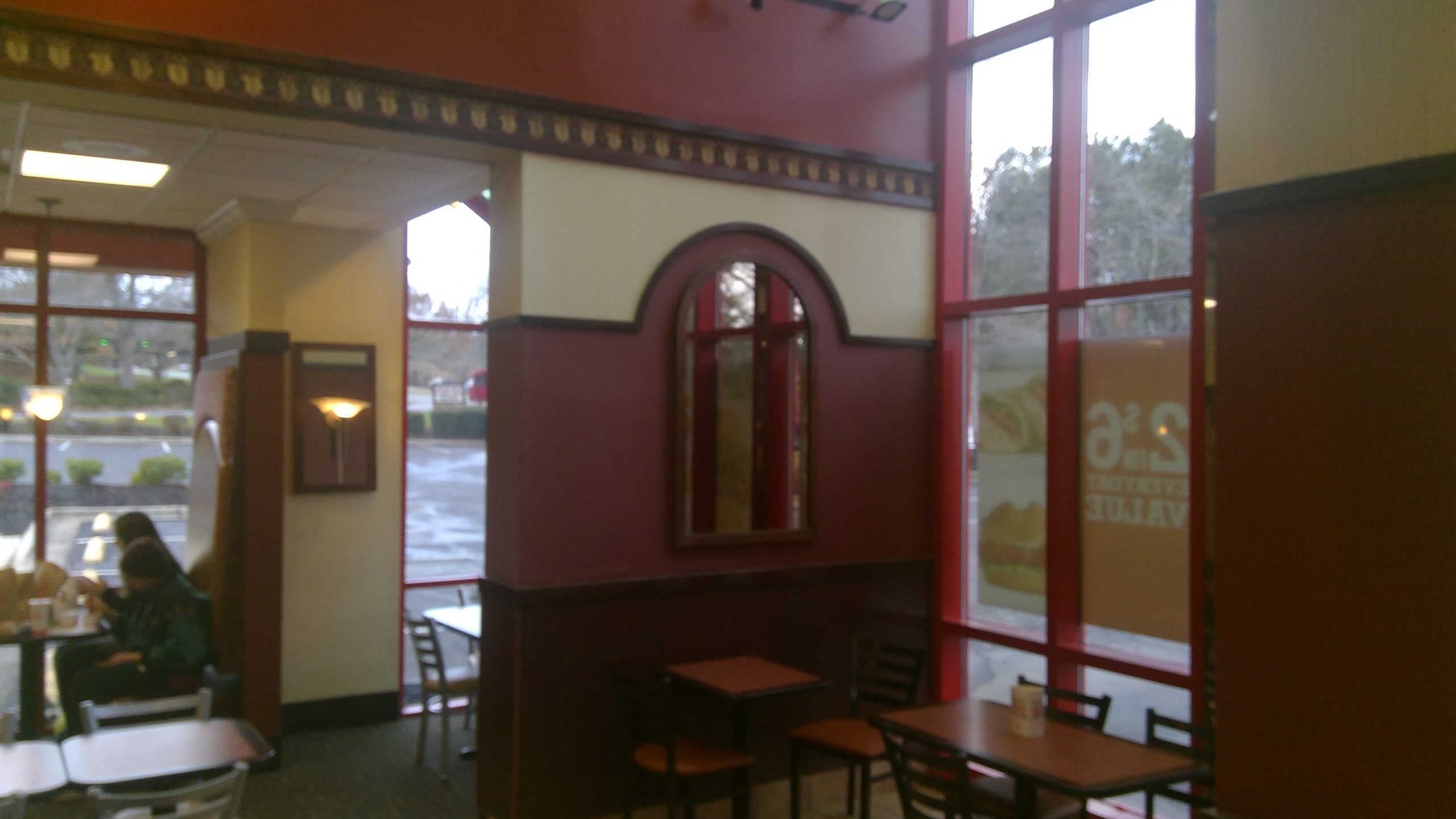 commercial painting for dining areas before