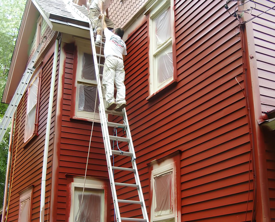 Faded Home Exterior Restored After