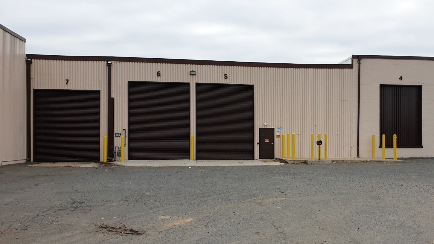 steel facility after painting