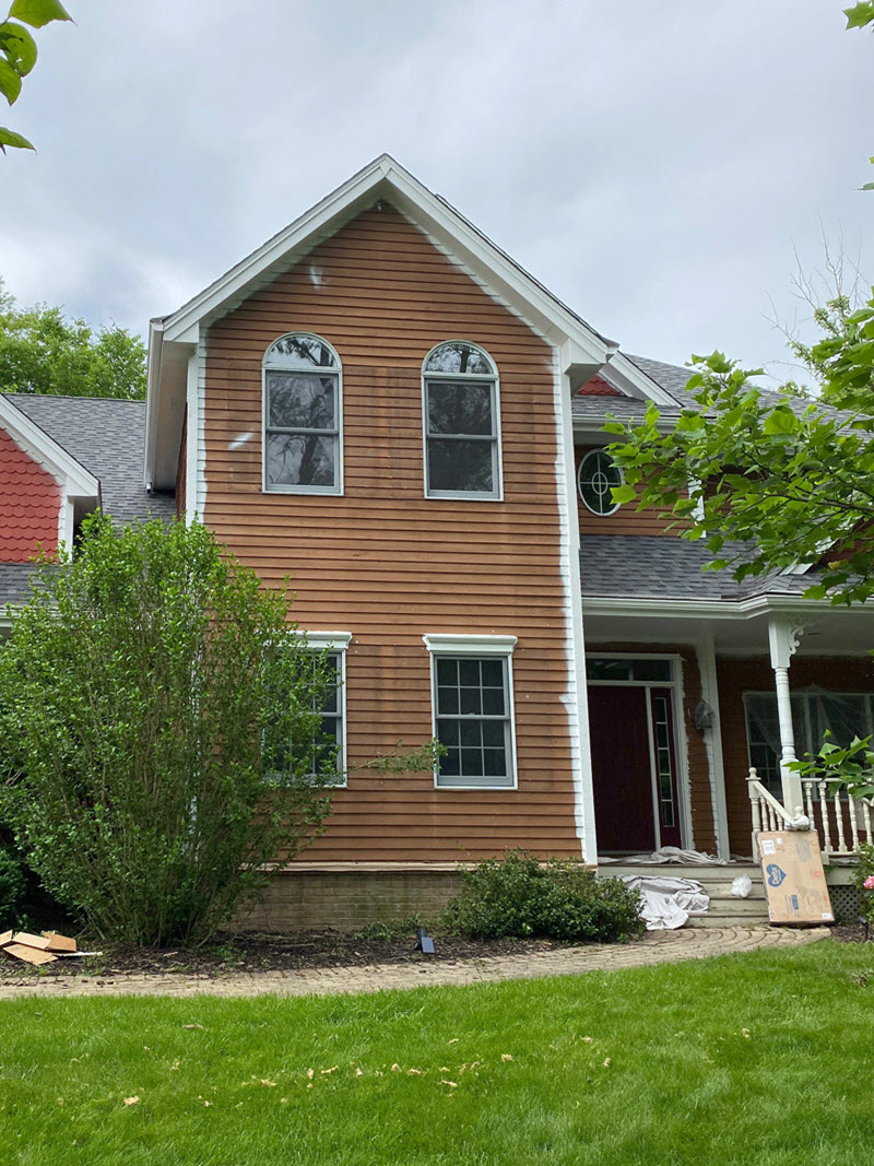 Residential Exterior Painting Before