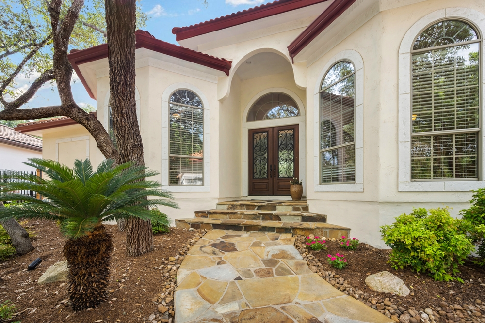 stucco home