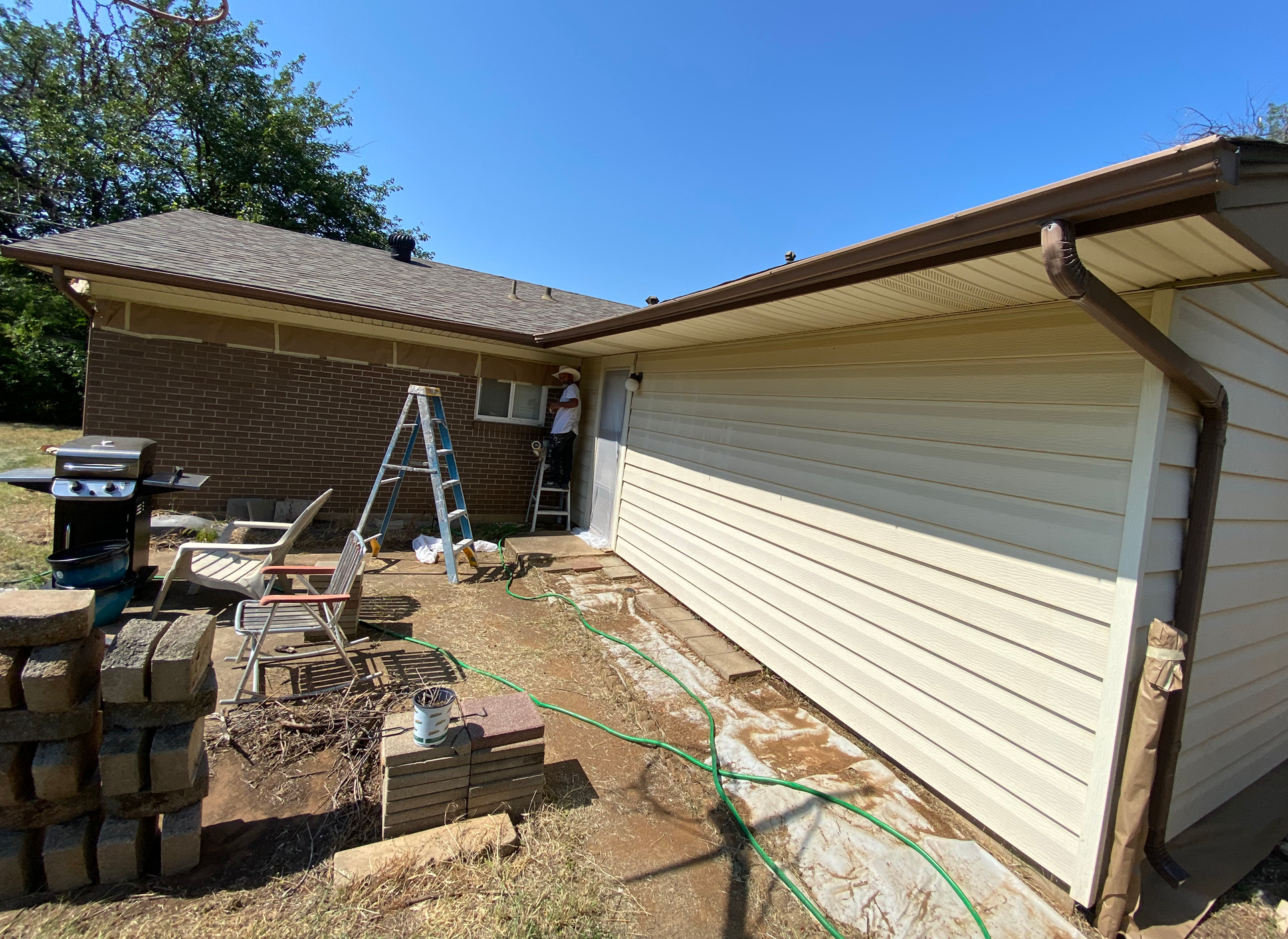 Wood Siding Transformation Before