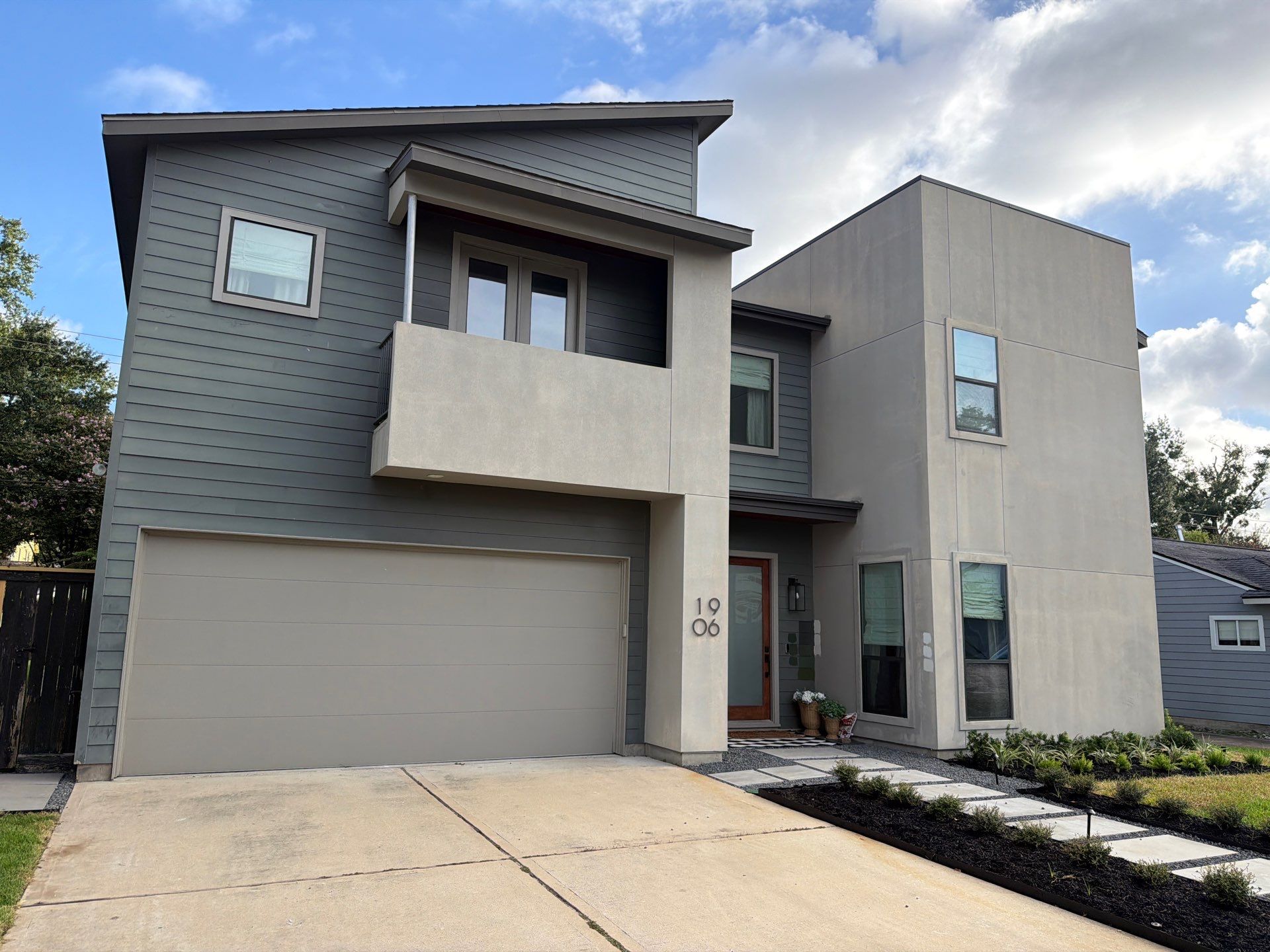 exterior before