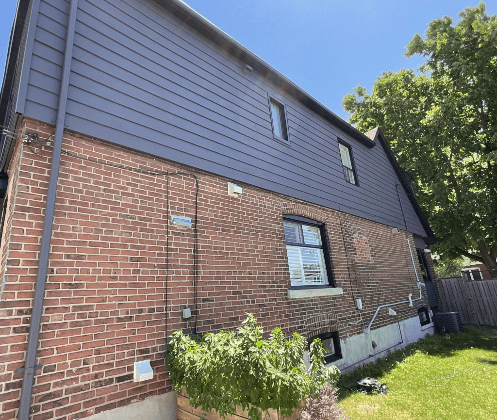 Side of Home Before and After in the Danforth After