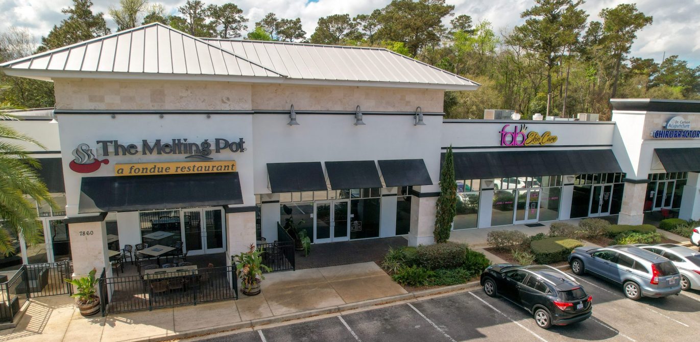 Indigo and White Exterior Paint Shoppes of Gate Parkway
