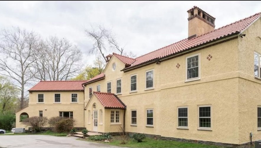 Wynnewood Stucco House Before Painting