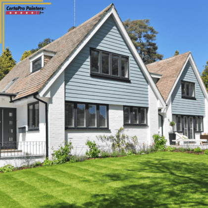 two tone house