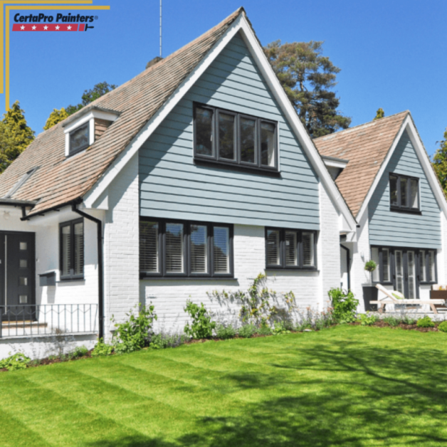 two tone house