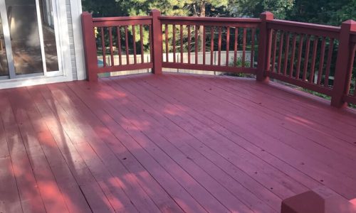 Deck Staining Project