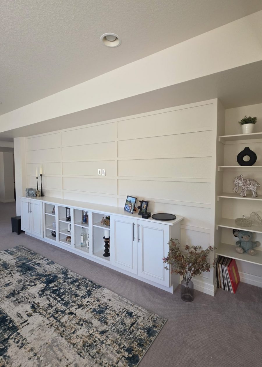 white painted home interior room with accent wall Preview Image 8