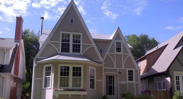 Tudor-Style Home Exterior Painting Project