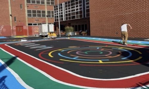 School Blacktop Painting