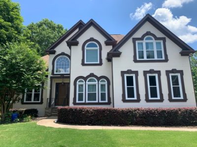 photo of repainted home in marietta georgia