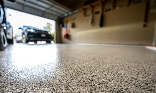 Concrete Staining & Epoxy Finish