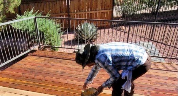wood deck