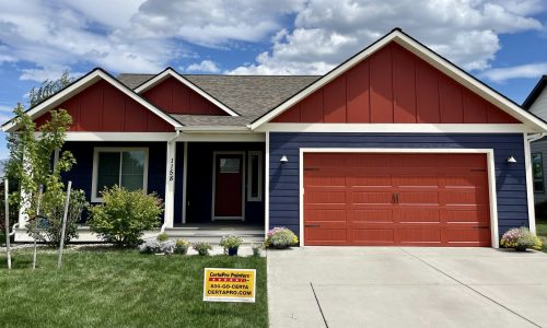 Red and Blue Exterior