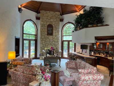 Victorian home fireplace
