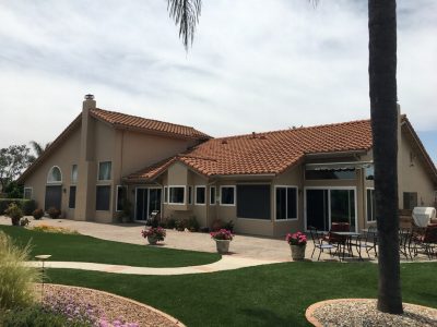 modern stucco house repainted by CertaPro.