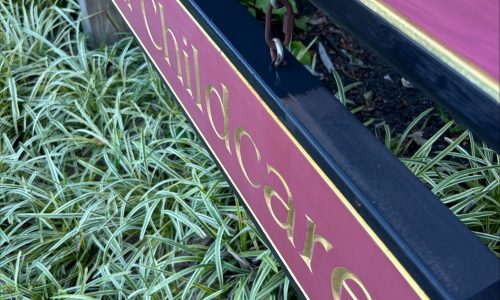 Philadelphia Cathedral Sign Painting