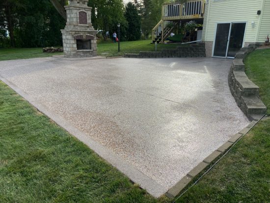 concrete staining services Clinton
