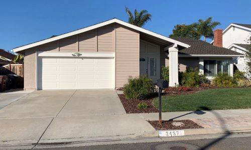 Brown & White Painted Exterior