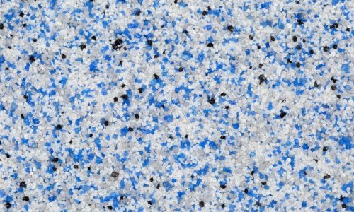 Royal Blue, White and Black Epoxy Coating