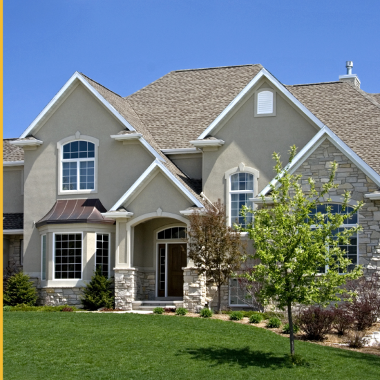 stucco home