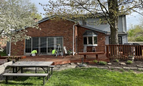 Exterior Siding Painting (Before)