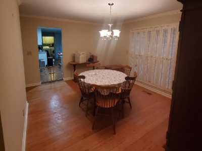 photo of repainted dining room in roswell ga