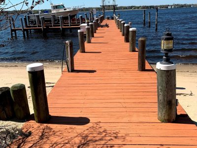 dock staining