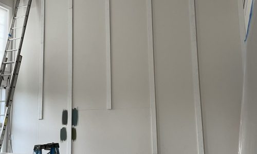 Interior Living Room Transformation (During)