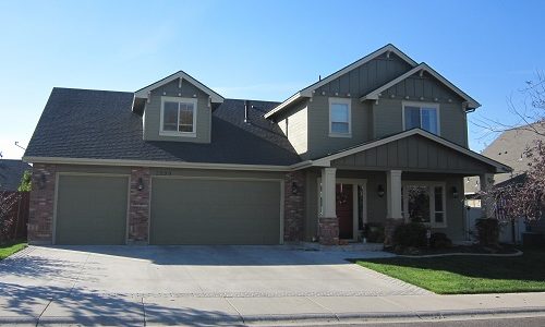 Green Exterior House Painting
