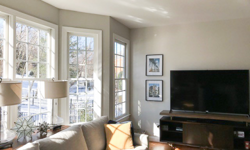 Bright TV Room