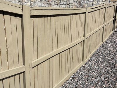 wooden fence