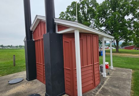 Beverage Stand and Bathroom Before & After