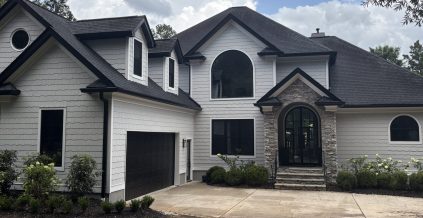 Black & White House Exterior