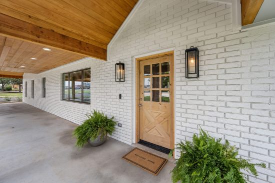 Full White Brick Exterior