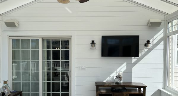 Sunroom Shiplap Painting in Miller Place