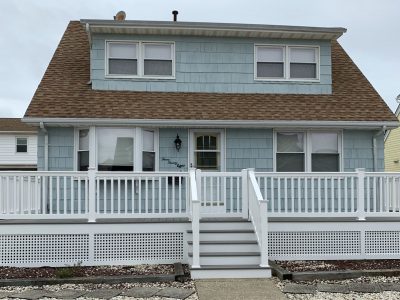 residential exterior cedar painting
