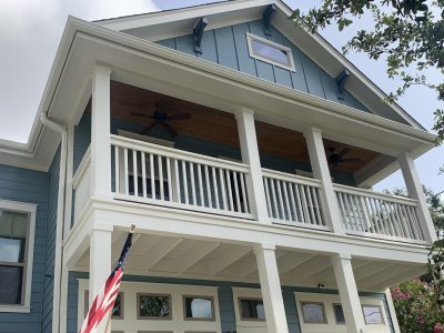 east austin home painted