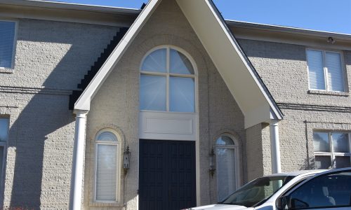 Stucco Entryway Paint Job