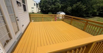 Deck Staining Project