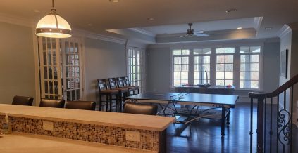 Basement Interior Painting Project