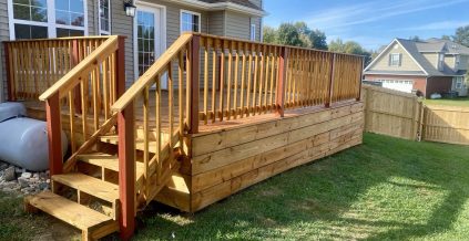 Exterior Deck Staining Project