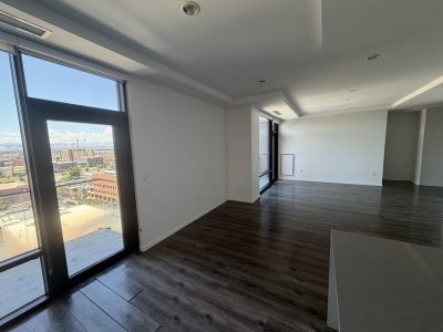 white home interior after paint refresh